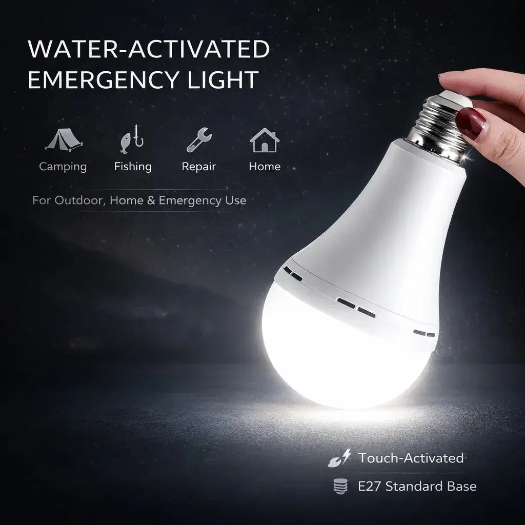 Ampoule utilisable sous l'eau, icônes des usages