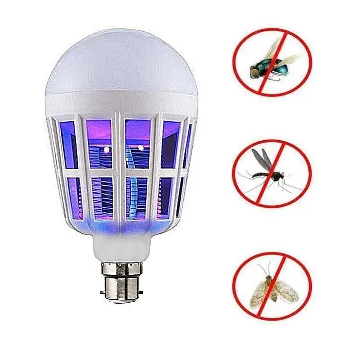 Version B22 baïonnette de l'ampoule anti-moustiques, avec pictos insectes