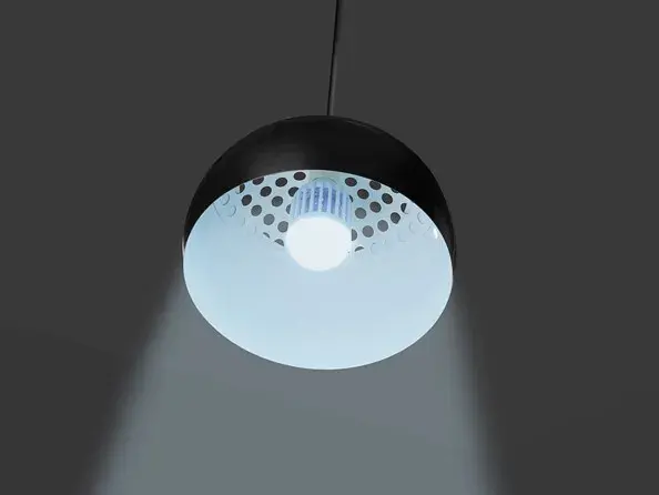 Ampoule anti-moustiques en suspension, éclairage de pièce