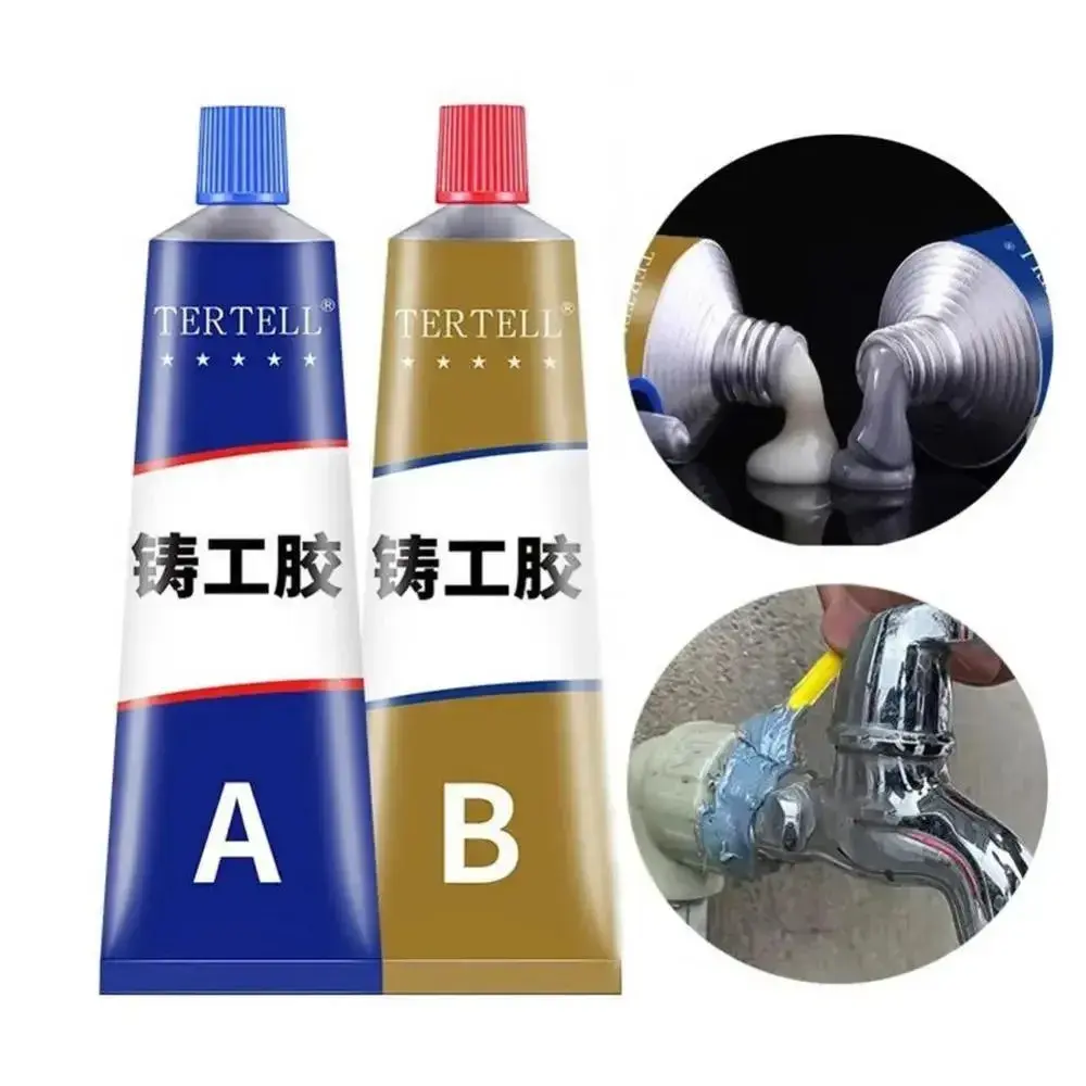 Tubes A et B et robinet réparé
